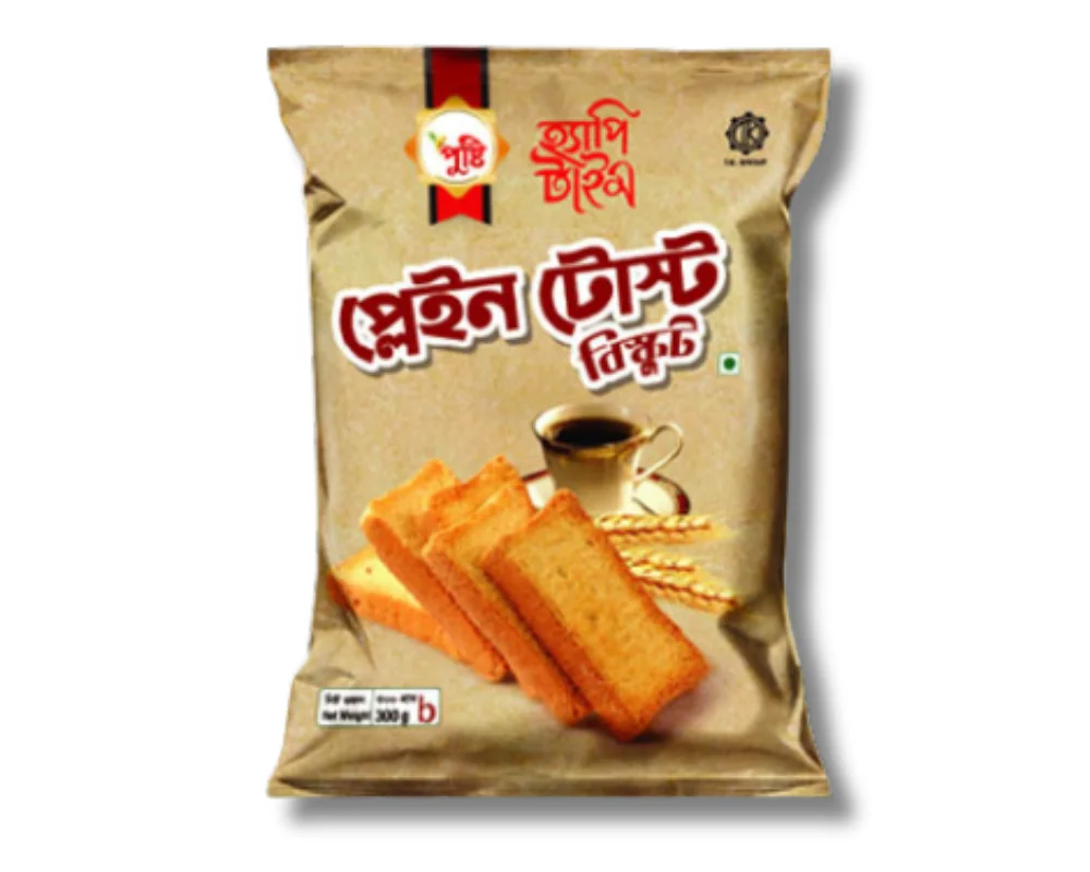 Shop Pusti Happy Time Plain Toast Biscuit 250gm at Shwapno.com ...