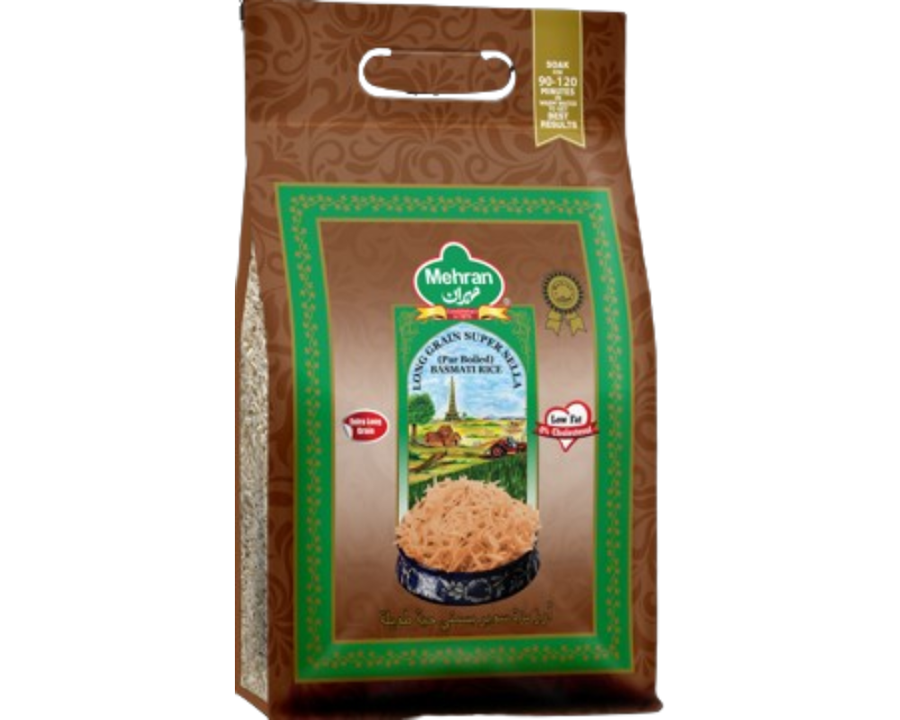 Mehran Rice Noon Shop Mehran Sella Basmati Rice 5kg PK at Shwapno.com | Shwapno Online ...