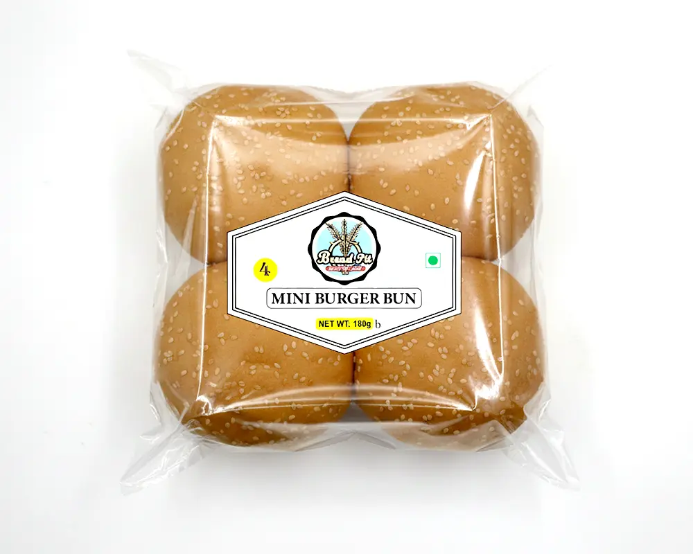 Bread Pit Mini Burger Bun 4Pcs 180gm