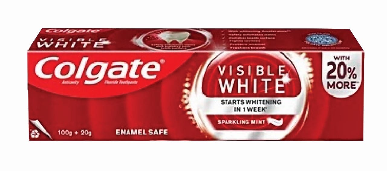 Colgate Visible White Toothpaste 100gm India