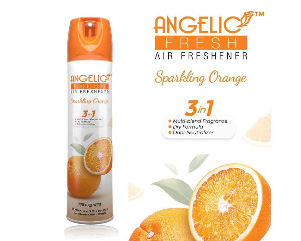 Angelic Fresh Air Freshener Sparkling Orange 300ml