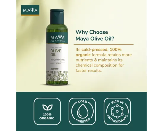 Shop Maya Cold Pressed Olive Oil 120ml at Shwapno.com | ঢাকা, চট্টগ্রাম ...