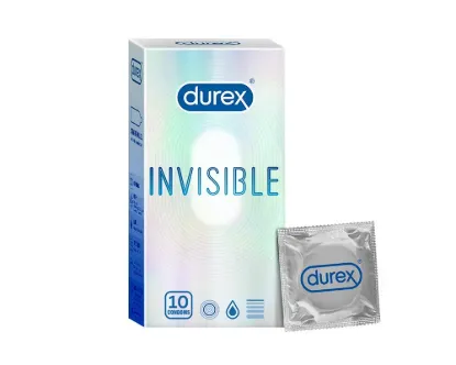 Durex Invisible Condoms – 10Pcs